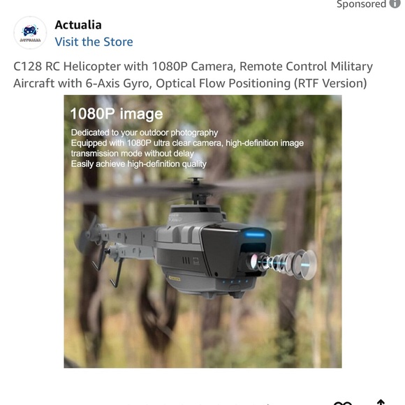 🚁 NWT- C128 Sentry Helicopter🚁 - Picture 6 of 6